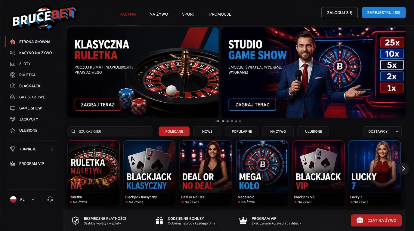 Klasyczne stoły i format game show w jednym obrazie